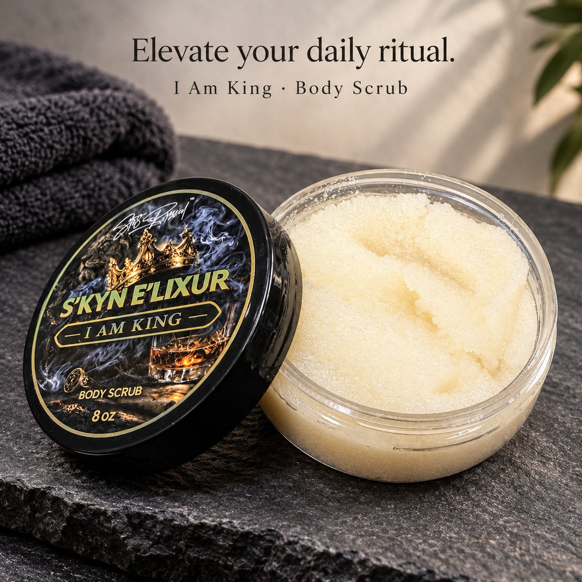 I Am King Body Scrub additional lifestyle photo